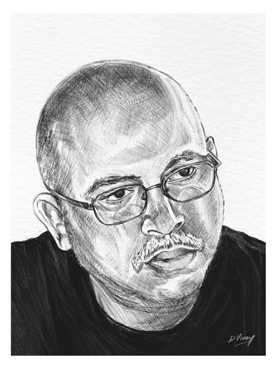 Pen, pencil and charcoal drawing 11 by Vinay Deshpande