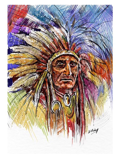 Pen, pencil and charcoal drawing 14 by Vinay Deshpande