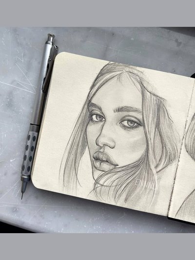 Pen, pencil and charcoal drawing 18 by Vinay Deshpande