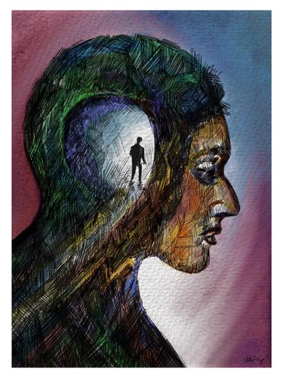 Pen, pencil and charcoal drawing 3 by Vinay Deshpande