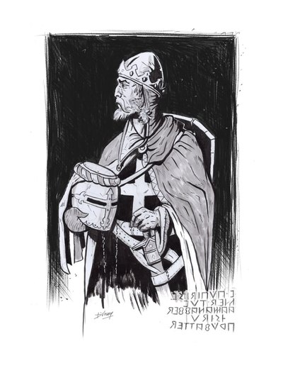 Pen, pencil and charcoal drawing 46 by Vinay Deshpande