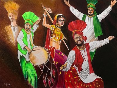 Vivid artwork 11 by Vinay Deshpande