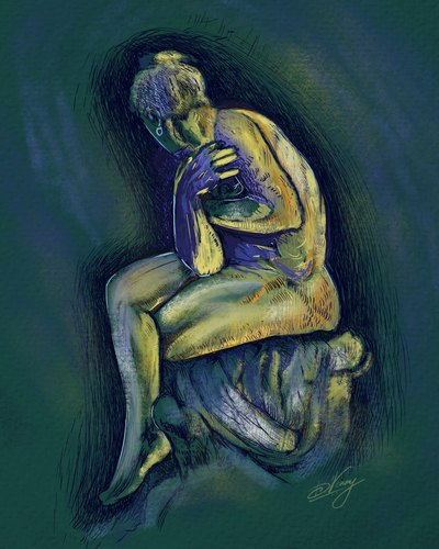 Vivid artwork 13 by Vinay Deshpande