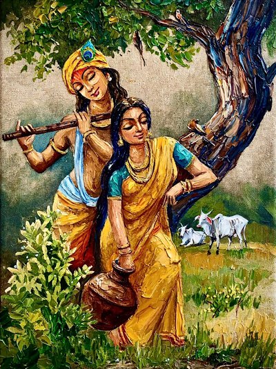 Vivid artwork 4 by Vinay Deshpande