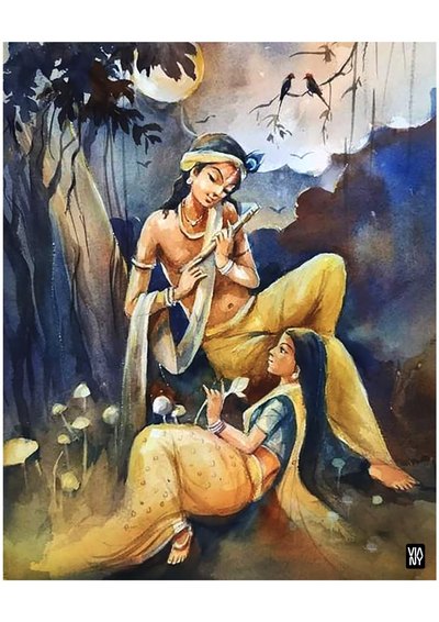 Vivid artwork 41 by Vinay Deshpande
