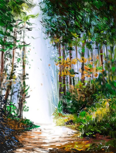 Vivid artwork 53 by Vinay Deshpande