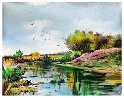 Vivid artwork 65 by Vinay Deshpande