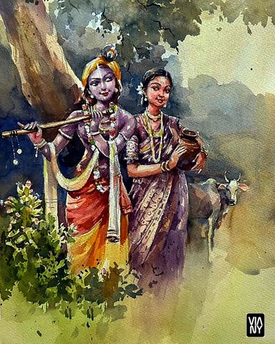 Vivid artwork 74 by Vinay Deshpande