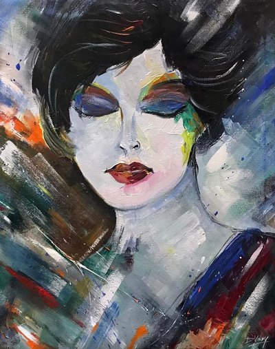 Vivid artwork 85 by Vinay Deshpande
